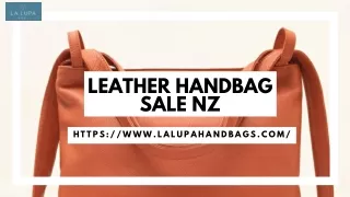 leather handbag sale nz