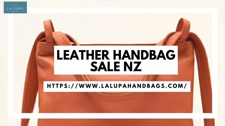 leather handbag sale nz