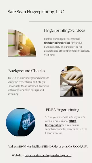 safe scan fingerprinting llc
