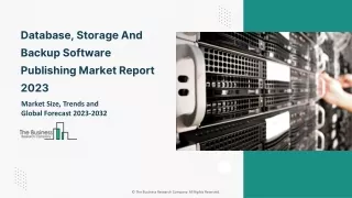 database storage and backup software publishing