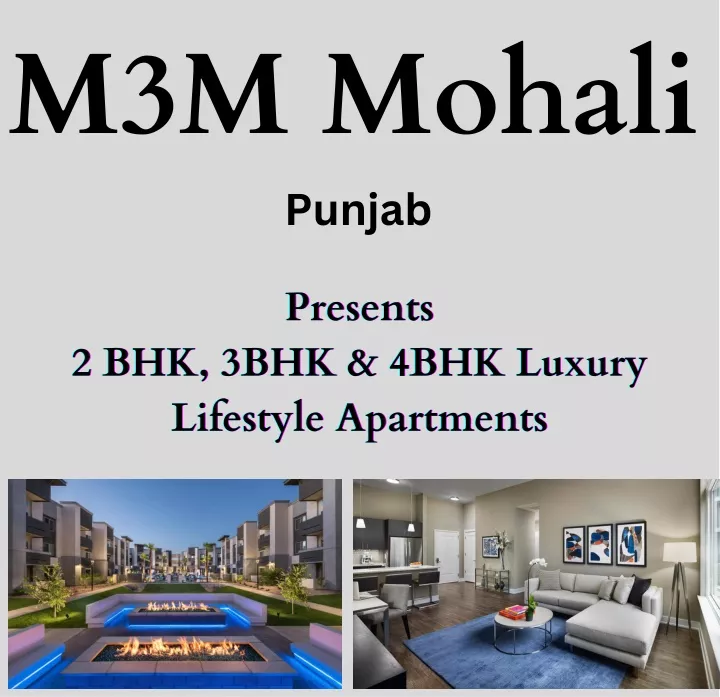 m3m mohali punjab