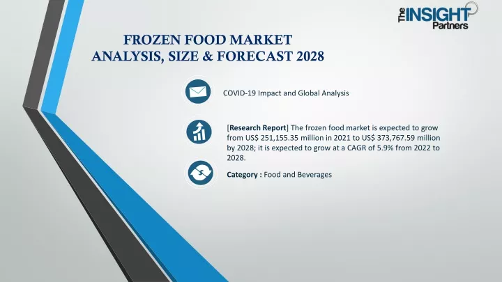 frozen food market analysis size forecast 2028