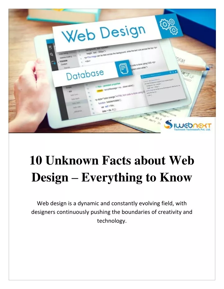 10 unknown facts about web design everything