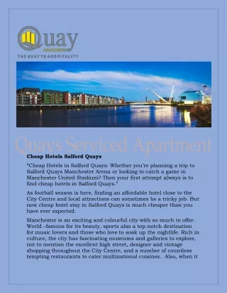 Cheap Hotels Salford Quays.docx
