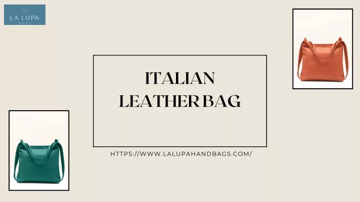 italian leather bag