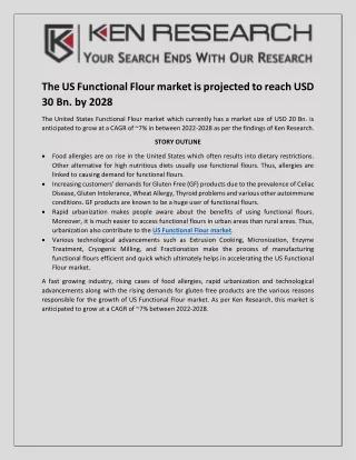 the us functional flour market is projected