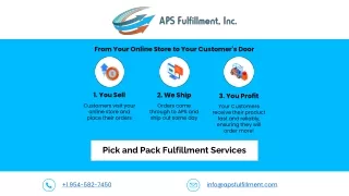 Pick and Pack Fulfillment Services