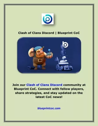 Clash of Clans Discord | Blueprint CoC