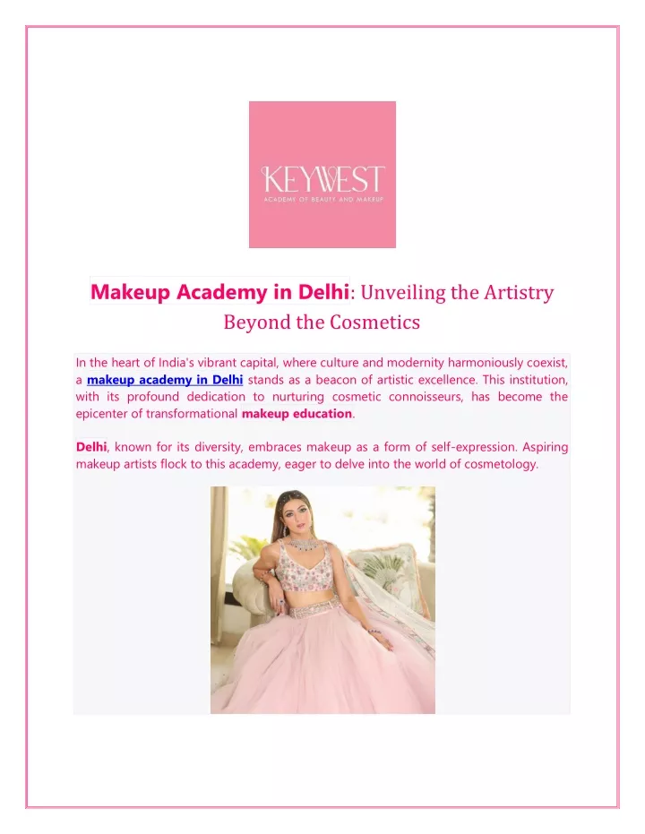 makeup academy in delhi unveiling the artistry