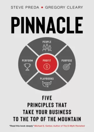 [PDF READ ONLINE] Pinnacle: Five Principles that Take Your Business to the Top of the Mountain
