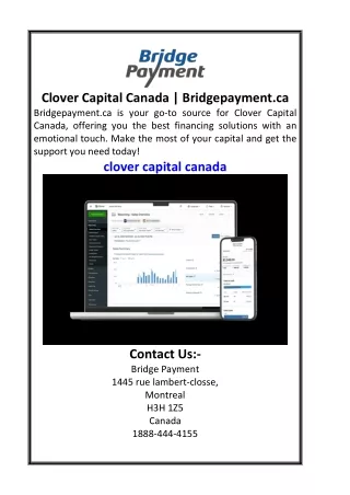 Clover Capital Canada  Bridgepayment.ca