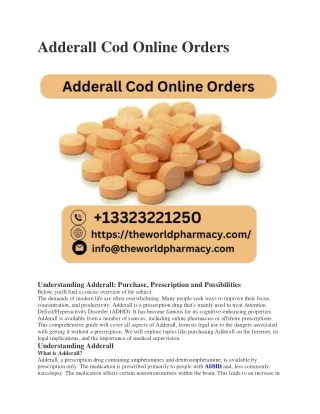 Adderall Cod Online Orders 18-10-2023 blog