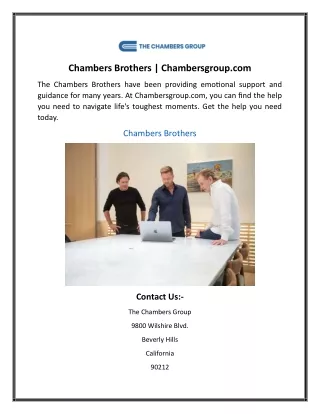 Chambers Brothers Chambersgroup