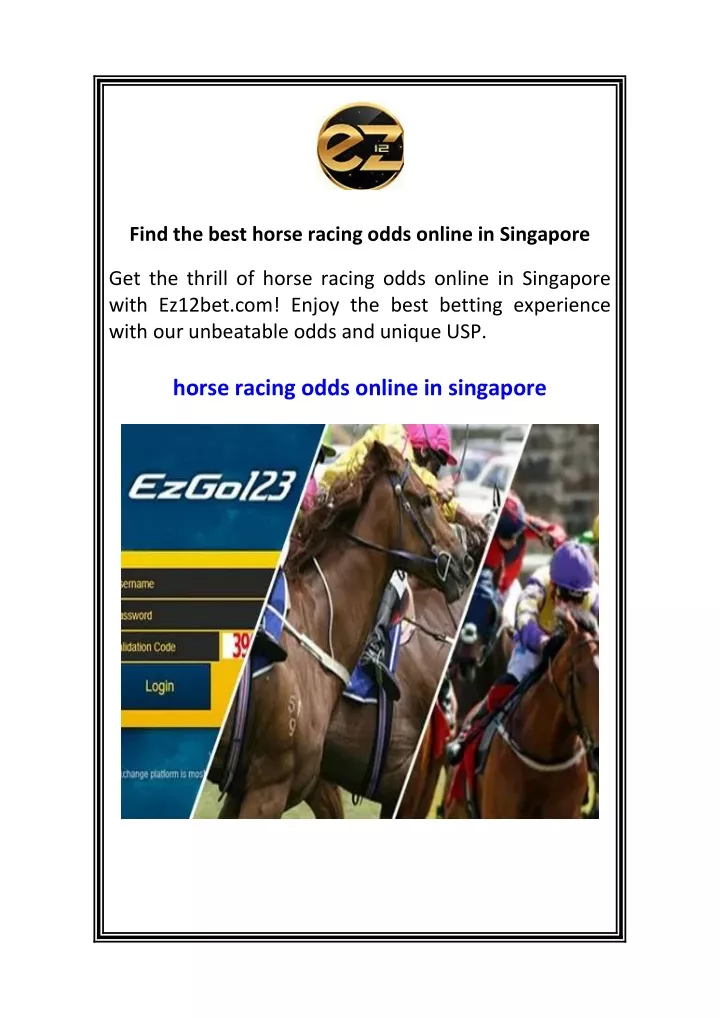 find the best horse racing odds online