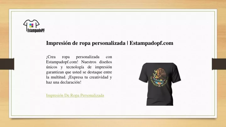 impresi n de ropa personalizada estampadopf com