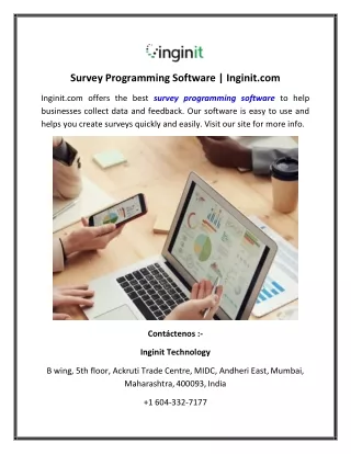 Survey Programming Software   Inginit