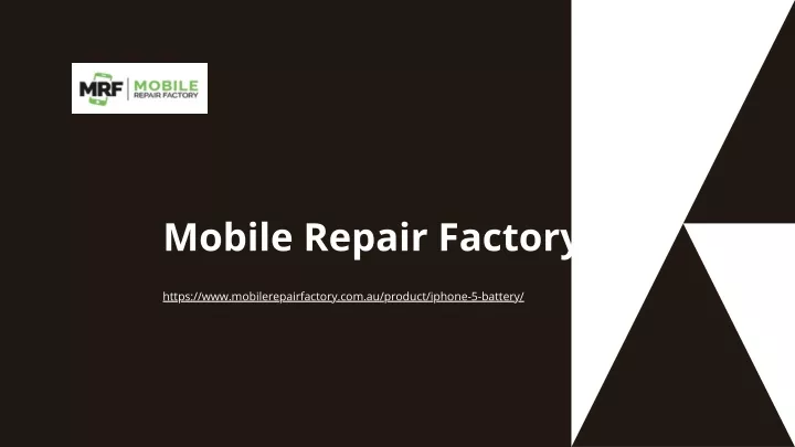 mobile repair factory