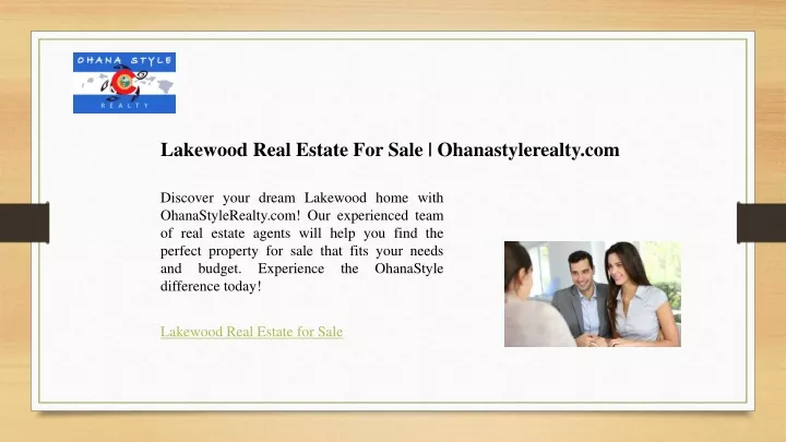 lakewood real estate for sale ohanastylerealty com