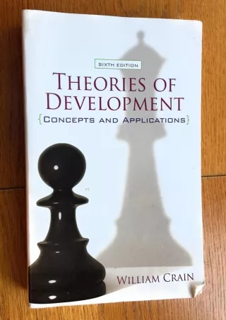 get [PDF] Download Theories of Development: Concepts and Applications