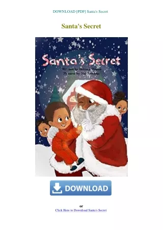 DOWNLOAD [PDF] Santa's Secret