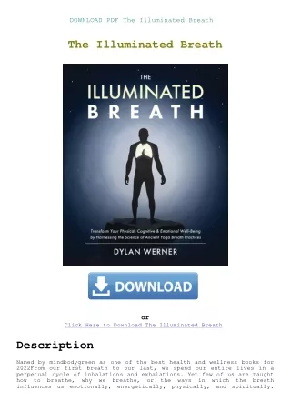 DOWNLOAD PDF The Illuminated Breath