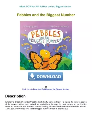 eBook DOWNLOAD Pebbles and the Biggest Number