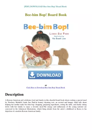 [PDF] DOWNLOAD Bee-bim Bop! Board Book