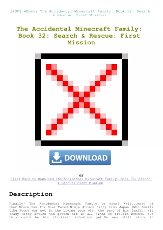 [PDF] eBooks The Accidental Minecraft Family Book 32 Search & Rescue First Mission