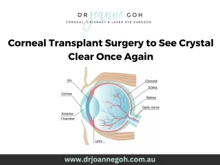 Corneal Transplant Surgery to See Crystal Clear Once Again