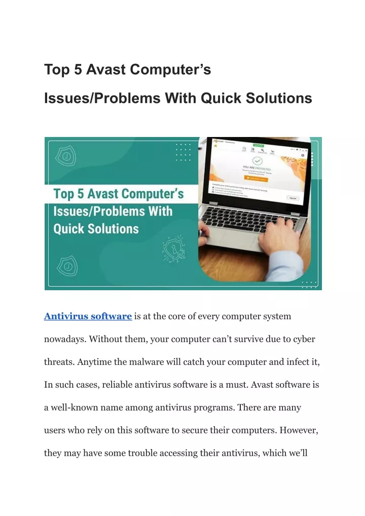 top 5 avast computer s