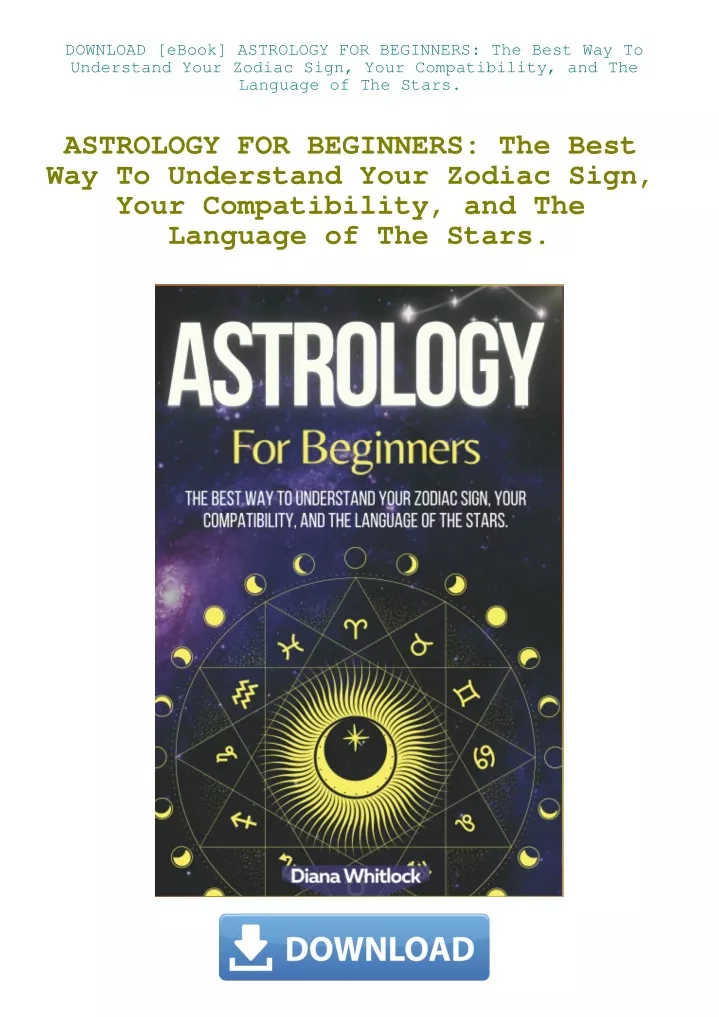 PPT - DOWNLOAD [eBook] ASTROLOGY FOR BEGINNERS The Best Way To ...