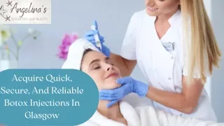 Best Botox Injections In Glasgow