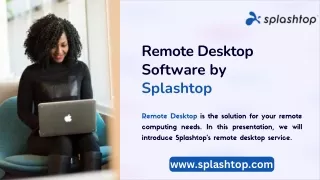 Remote Desktop Software by Splashtop
