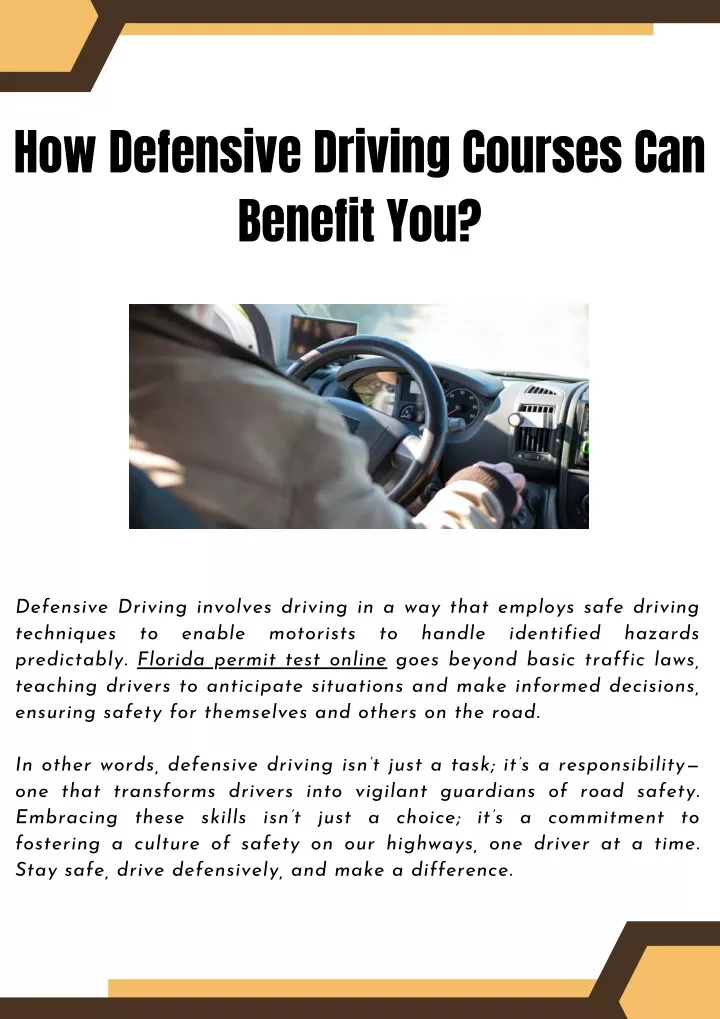 how defensive driving courses can benefit you