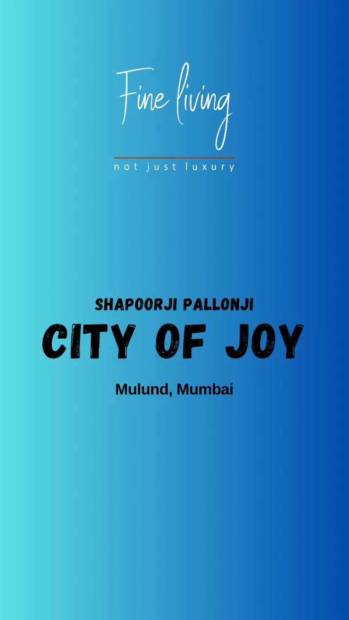 shapoorji pallonji city of joy