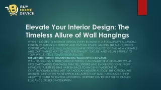 Elevate Your Interior Design
