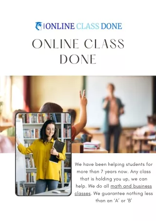 online class done