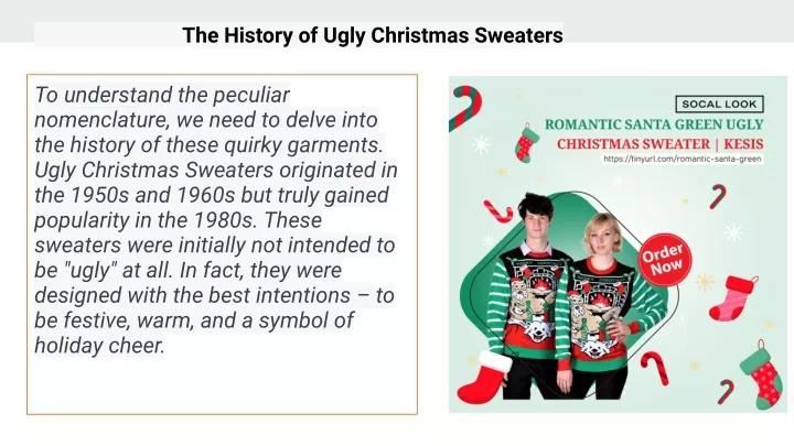 the history of ugly christmas sweaters