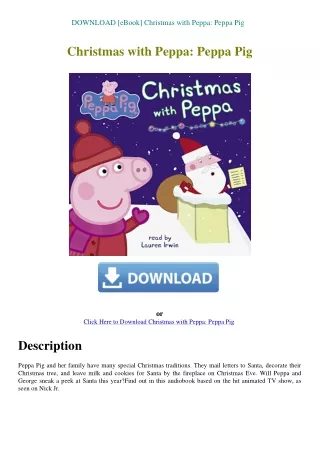 DOWNLOAD [eBook] Christmas with Peppa Peppa Pig