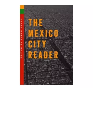 Download PDF The Mexico City Reader The Americas Series for ipad