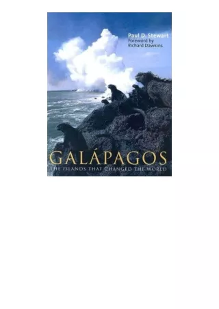 PDF read online Galapagos The Islands That Changed The World free acces