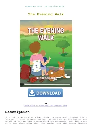 DOWNLOAD Book The Evening Walk