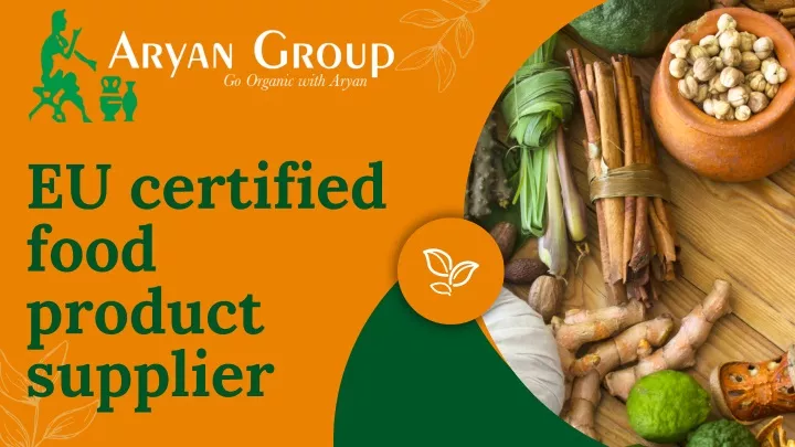eu certified food product supplier