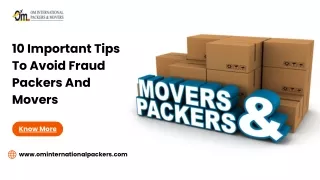 10 important tips to avoid fraud packers
