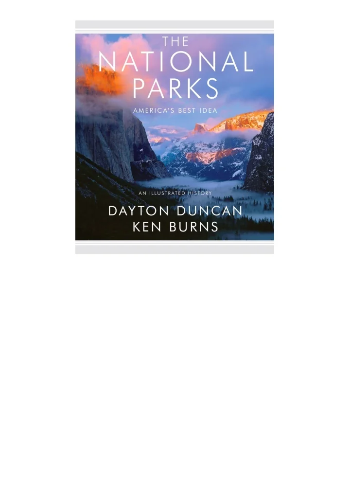 PPT Ebook Download The National Parks Americas Best Idea Unlimited Ppt ebook download the national parks americas best idea unlimited