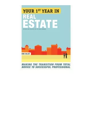 Ebook download Your First Year In Real Estate 2Nd Ed Making The Transition From