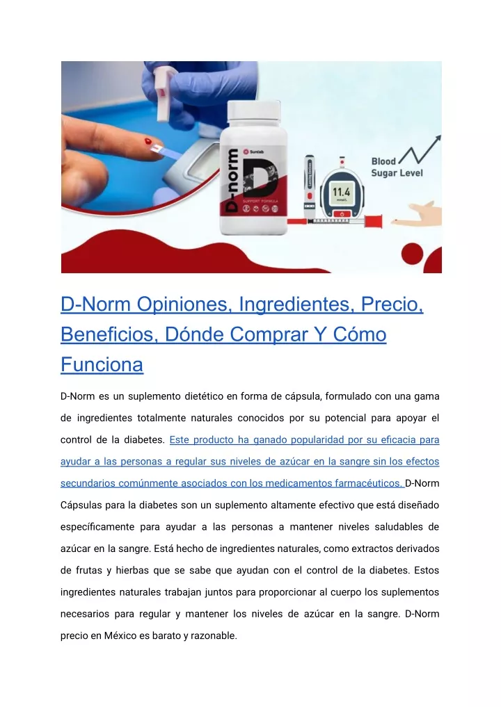 d norm opiniones ingredientes precio beneficios