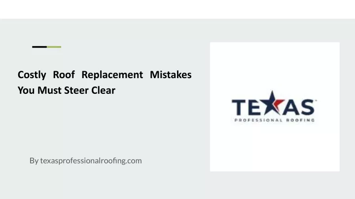 costly roof replacement mistakes you must steer