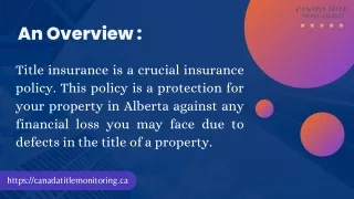 Title Insurance in Alberta