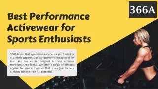 best performance activewear for sports enthusiasts